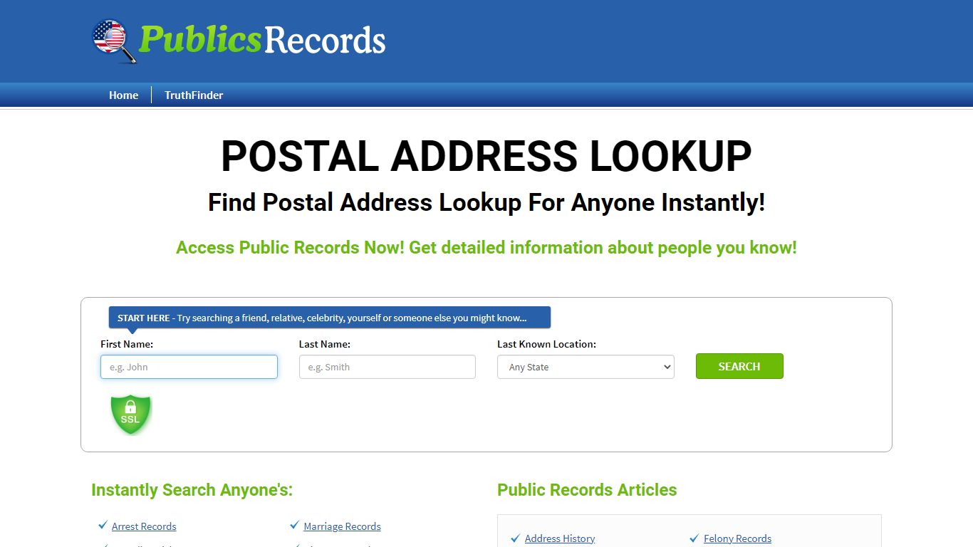 Find Postal Address Lookup For Anyone Instantly!